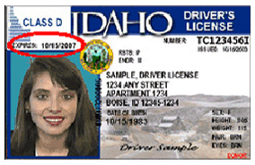 Current Issue Date On License