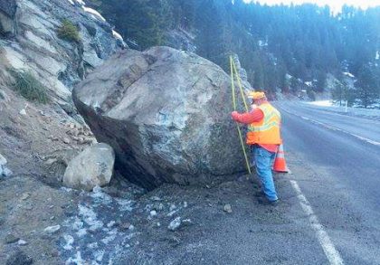 Large Rock Slide