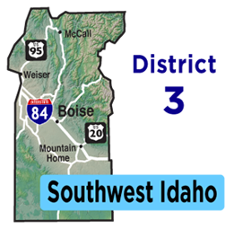 Southwest Idaho Map | District 3 Map