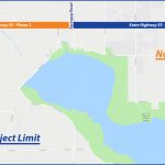 Map of seal coat project on ID-55 from Nampa to Marsing