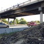 Damaged Cloverdale overpass