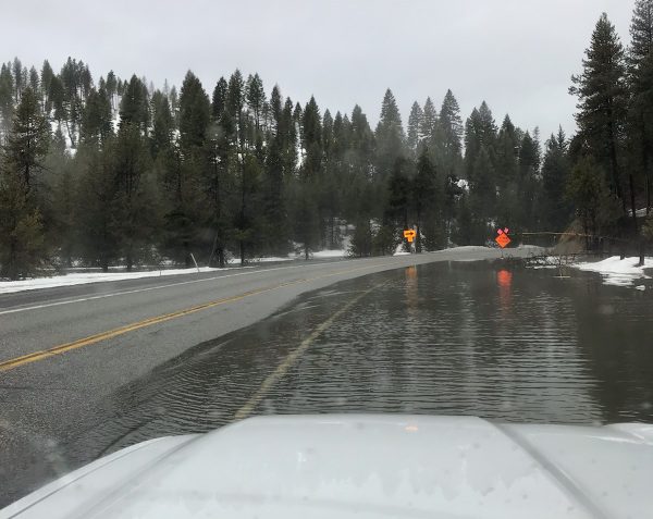 Flooding on ID-55 south of Cascade