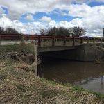 Bridge over Little Hangman Creek on ID-60 is one of seven structures being replaced from 2019 to 2021.