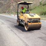 Construction underway on US-95 near the Time Zone Bridge.