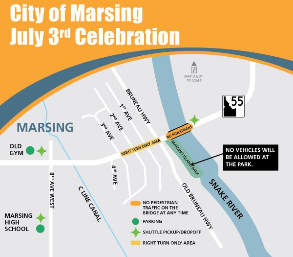 July 3rd Marsing Map