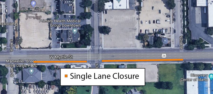Map of Myrtle Closure