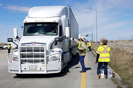 Idaho Trucking Association provides lunches to Truckers