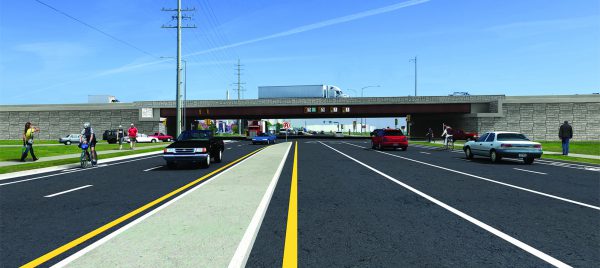 Graphic rendering of new SPUI interchange