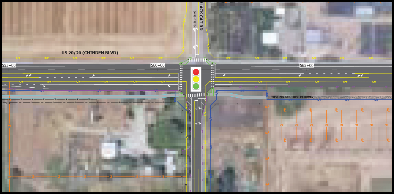 Black Cat Road Closed At Chinden, July-august 2020 