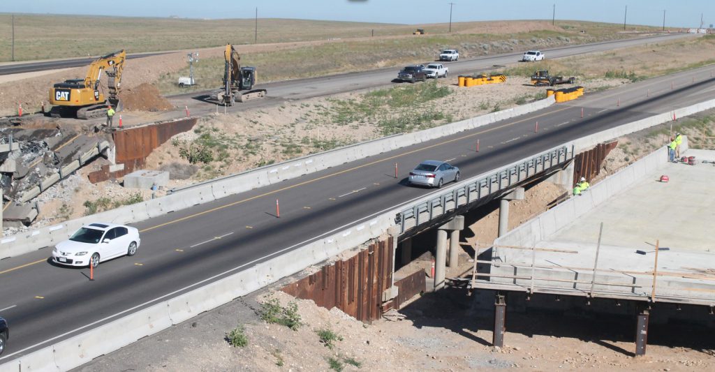 Crews successfully slide new I-84 bridge into place