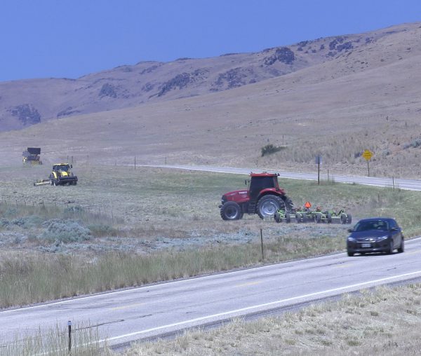 ITD crews mow alongside U.S. 20 in Elmore County