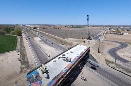 The Middleton overpass is nearly complete