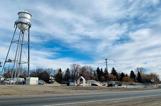 Image of Shoshone water tower