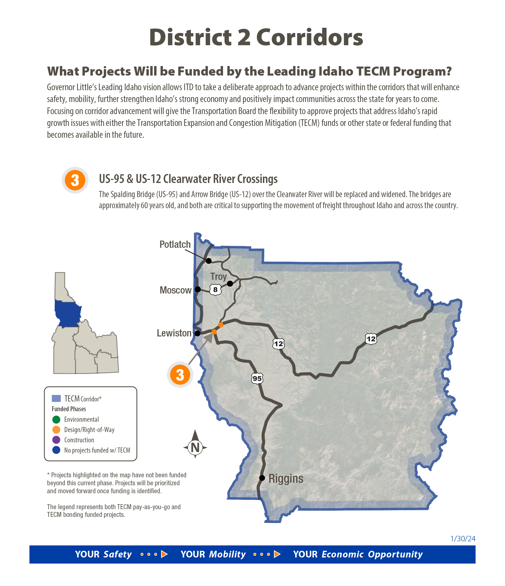 Leading Idaho District 2 Map