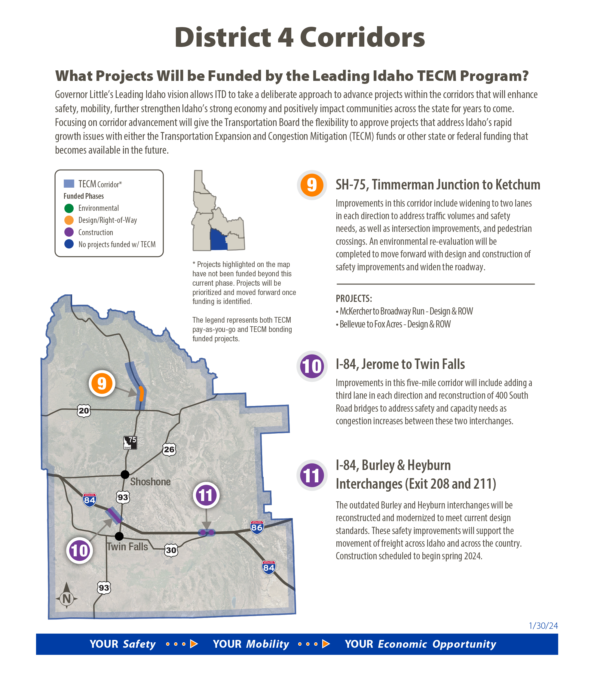 Leading Idaho District 4 Map