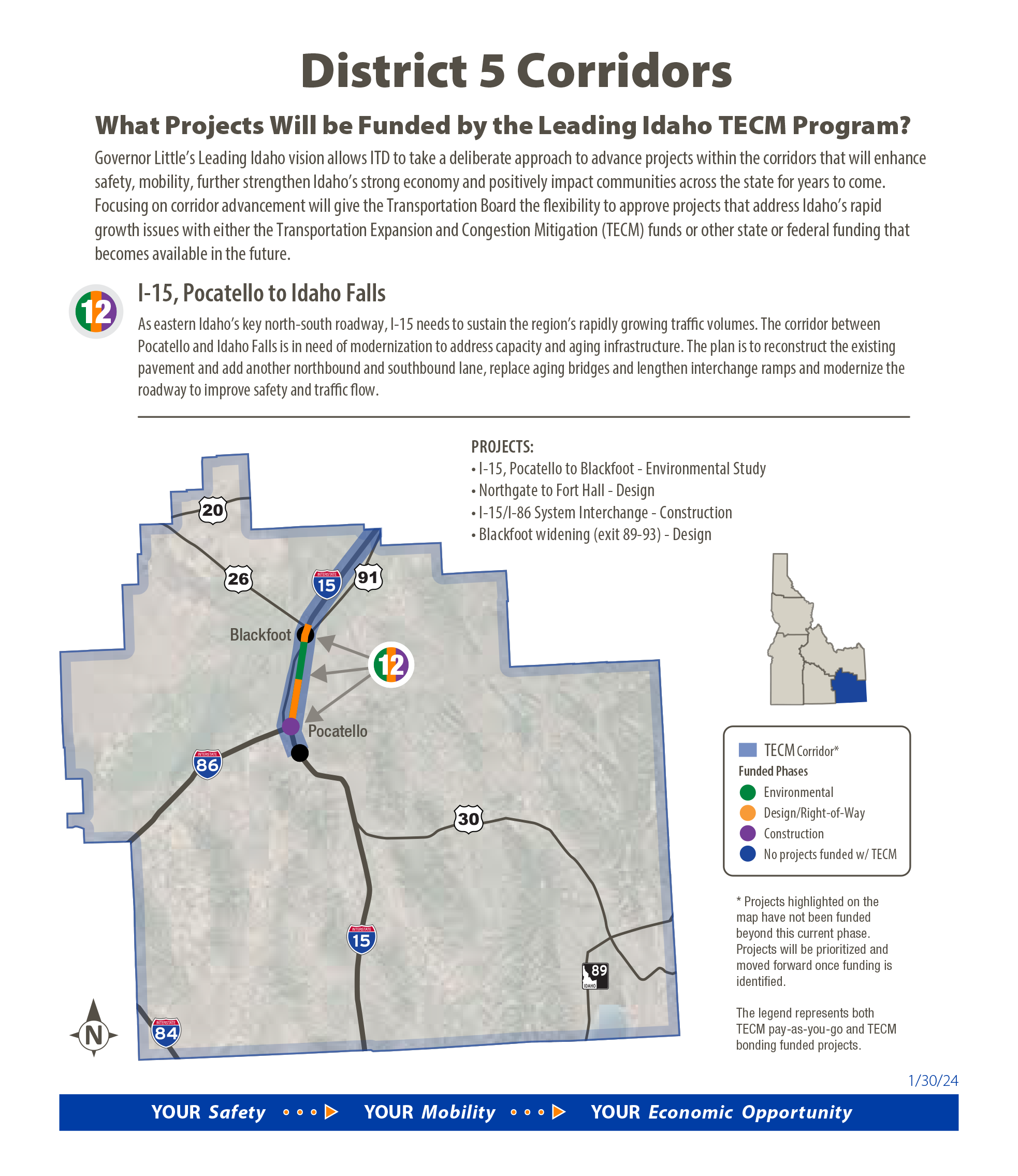 Leading Idaho District 5 Map