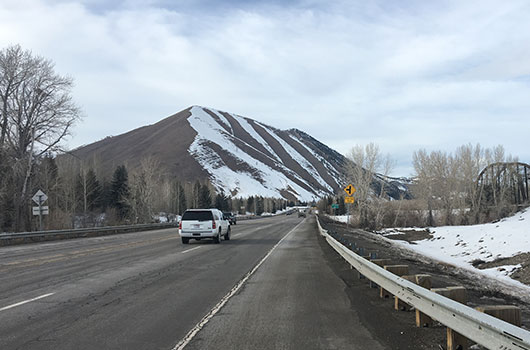 Image of State Highway 75 north of Hailey
