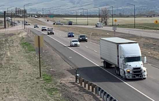 Vehicles on I-15