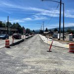 Construction on US-95 in Bonners Ferry