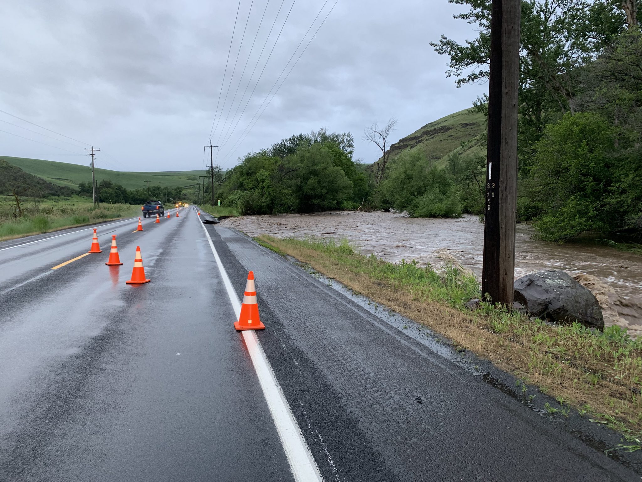 US95 south of Lapwai reopened following repairs to flood damage