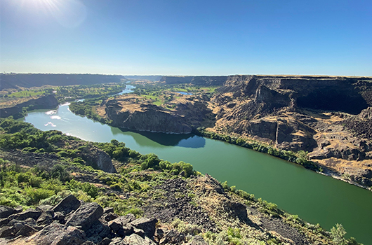 Image of Snake River Canyon in South-central Idaho