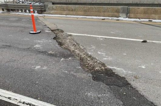 Crews beginning I-15 Blackfoot bridge repair after overnight road breakup