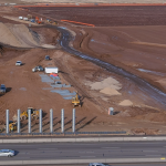 new I-84 interchange construction