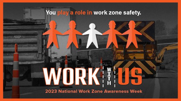 Work Zone Awareness poster 2023
