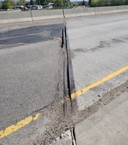 damaged joints to bridge in Idaho Falls