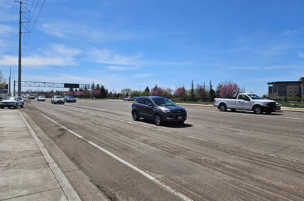Cars on Chinden Blvd.