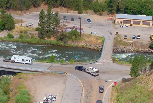 Summer flagging schedule for SH-55 & Banks-Lowman Road