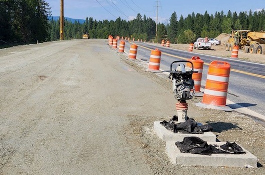 Paving begins next week for the US-95 McArthur Lake project