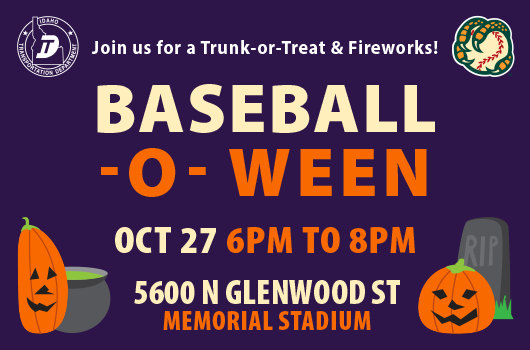 ITD and Boise Hawks join forces for Baseball-O-Ween