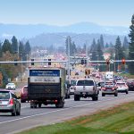 Traffic congestion on US-95 in Coeur d'Alene