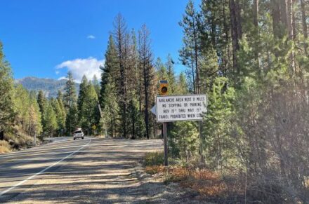 SH-21 Avalanche area southern gate