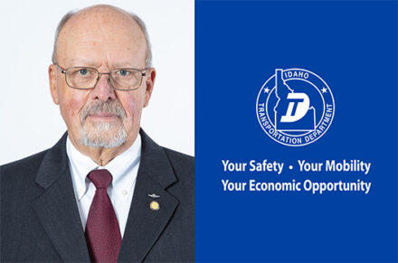 Jim Kempton and an ITD logo