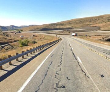State Highway 55 (SH-55) south of Horseshoe Bend