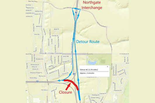 System Interchange nighttime ramp closures begins at Pocatello
