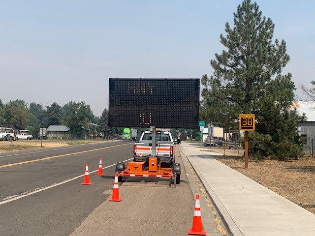 Traffic restrictions in place on SH-71 due to Oregon fire activity