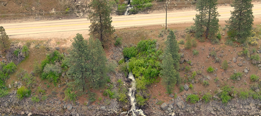 State Highway 55 south of Banks at Fleming Creek Bridge