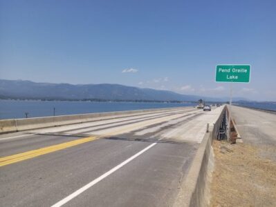 View of US-95 Long Bridge near Sandpoint