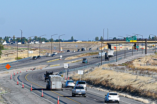 Photograph of I-15 and the Northgate Interchange