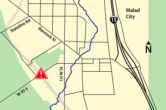 Closure of SH-38 railroad crossings near Malad starts Sept. 19