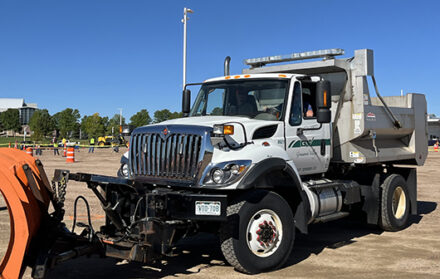 A snow plow