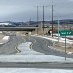 Photograph of the new Chubbuck Road underpass.