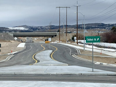 The new Chubbuck Road underpass.