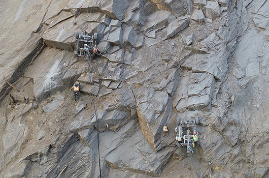 US-95 rock scaling near Riggins is winding down