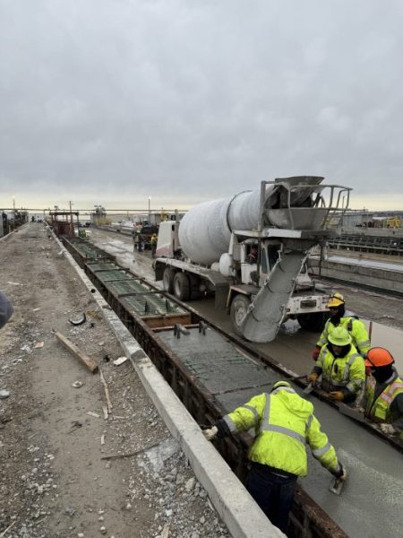 A picture of the girders being made in Caldwell, Idaho.