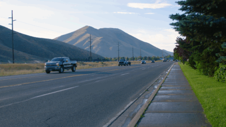 State Highway 75 near Bellevue Idaho.