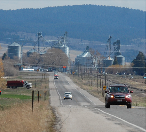 US 20 near Ashton Idaho.